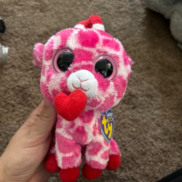 Ty Plush Trio - Pink, Silver, Gray - Picture 2 of 4